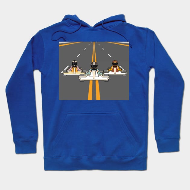 Go-Kart Racing Kart Race Kartor Hoodie by flofin